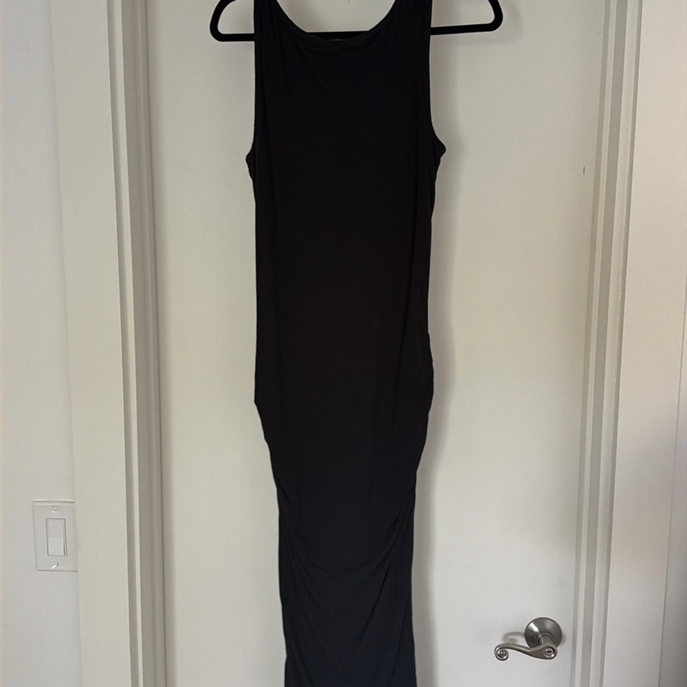 James Perse black bodycon dress
